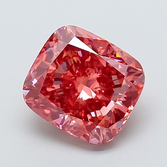 Loose Diamond - CUSHION MODIFIED 5.09ct Fancy Vivid Pink VS1: Loose Diamond - CUSHION MODIFIED 5.09ct Fancy Vivid Pink VS1 Source: This is a real non-mined Diamond that has been grown in a lab Shape: CUSHION MODIFIED Carats: 5.09 Color: Fancy Vivid Pink Certific