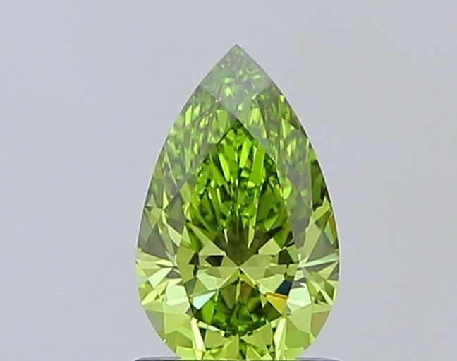 Loose Diamond - PEAR 1.07ct Fancy Vivid Green VVS2: Loose Diamond - PEAR 1.07ct Fancy Vivid Green VVS2 Source: This is a real non-mined Diamond that has been grown in a lab Shape: PEAR Carats: 1.07 Color: Fancy Vivid Green Certification: IGI PLEASE NOT