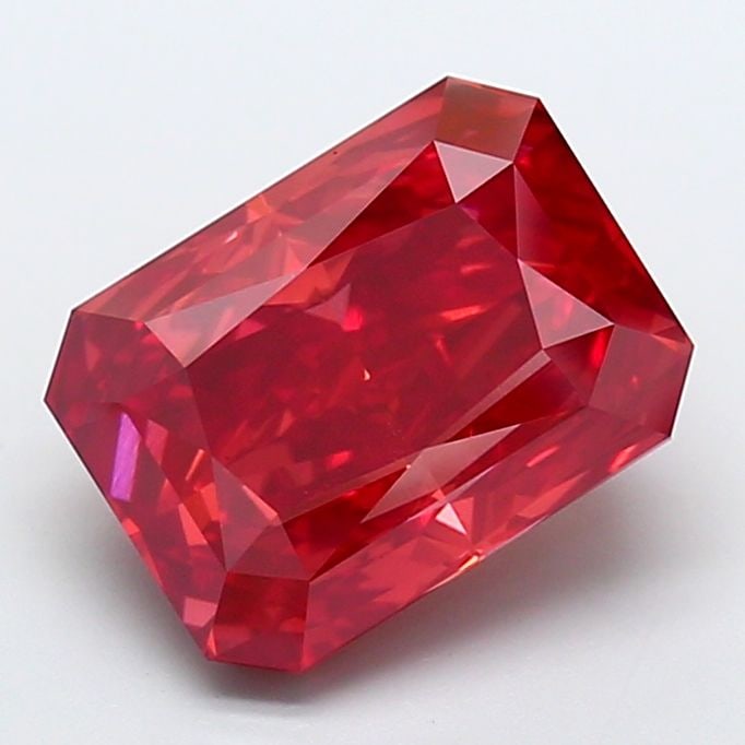 Loose Diamond - RADIANT 9.05ct Fancy Vivid Red VS2 (1 of 1)