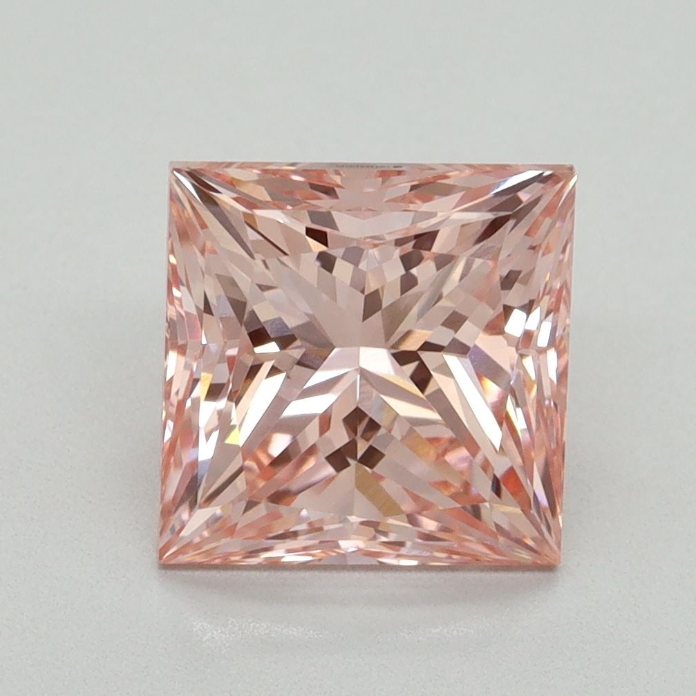 Loose Diamond - PRINCESS 3.05ct Fancy Vivid Pink VVS2: Loose Diamond - PRINCESS 3.05ct Fancy Vivid Pink VVS2 Source: This is a real non-mined Diamond that has been grown in a lab Shape: PRINCESS Carats: 3.05 Color: Fancy Vivid Pink Certification: IGI Vide