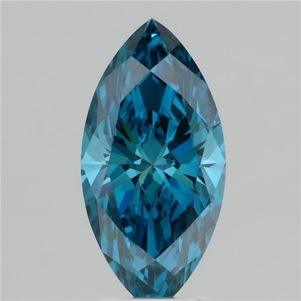 Loose Diamond - MARQUISE 3.5ct Fancy Vivid Blue VS1 (1 of 1)