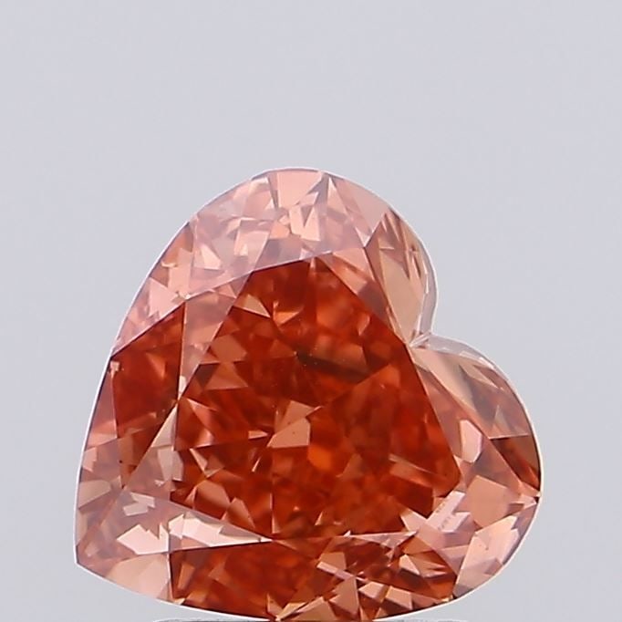 Loose Diamond - HEART 2.05ct Fancy Vivid Brown Pink VS1 (1 of 1)