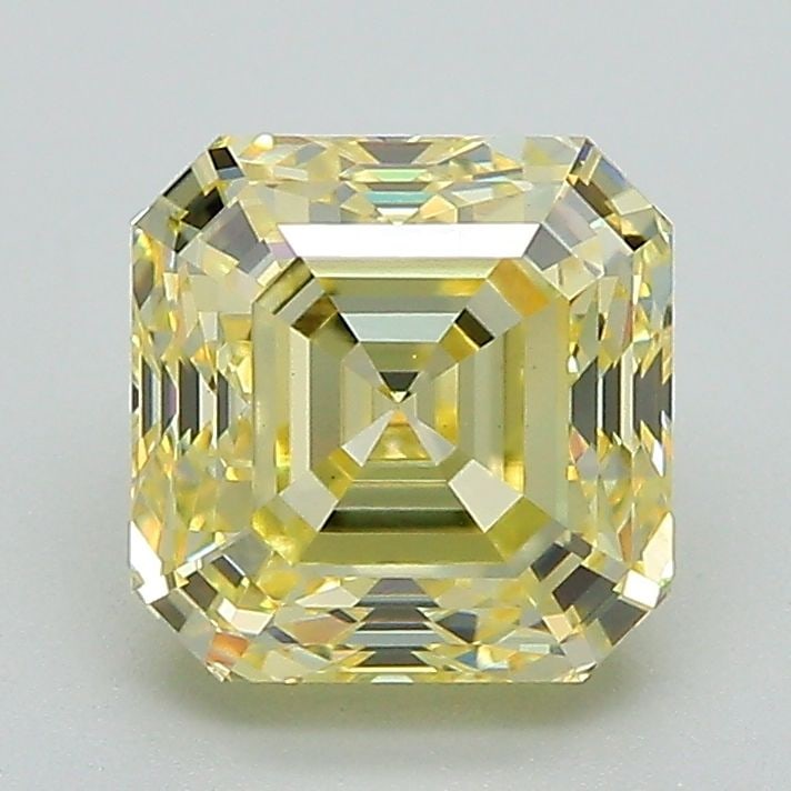 Loose Diamond - SQUARE EMERALD 2.17ct Fancy Yellow VS1: Loose Diamond - SQUARE EMERALD 2.17ct Fancy Yellow VS1 Source: This is a real non-mined Diamond that has been grown in a lab Shape: SQUARE EMERALD Carats: 2.17 Color: Fancy Yellow Certification: IGI V