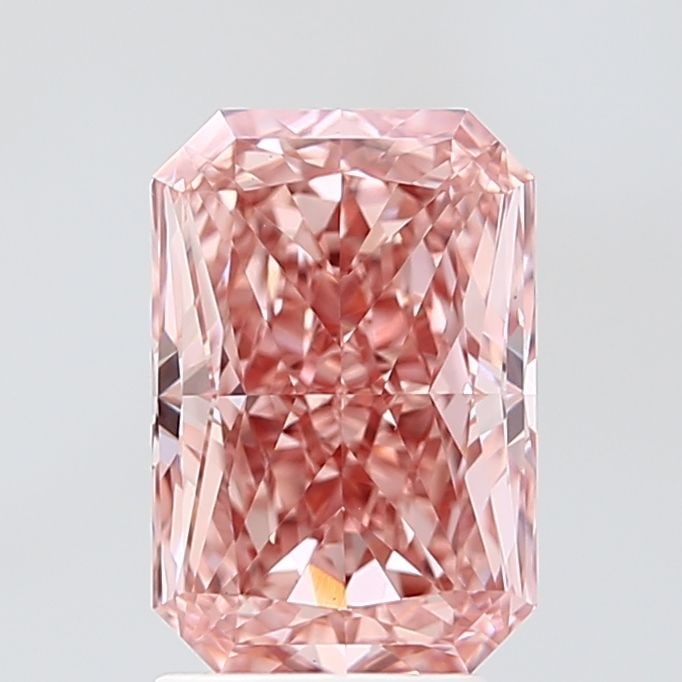 Loose Diamond - RADIANT 3.07ct Fancy Vivid Pink VVS2: Loose Diamond - RADIANT 3.07ct Fancy Vivid Pink VVS2 Source: This is a real non-mined Diamond that has been grown in a lab Shape: RADIANT Carats: 3.07 Color: Fancy Vivid Pink Certification: IGI Video: