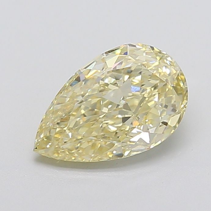 Loose Diamond - PEAR 3.18ct Fancy Light Yellow VS1: Loose Diamond - PEAR 3.18ct Fancy Light Yellow VS1 Source: This is a real non-mined Diamond that has been grown in a lab Shape: PEAR Carats: 3.18 Color: Fancy Light Yellow Certification: IGI PLEASE NO