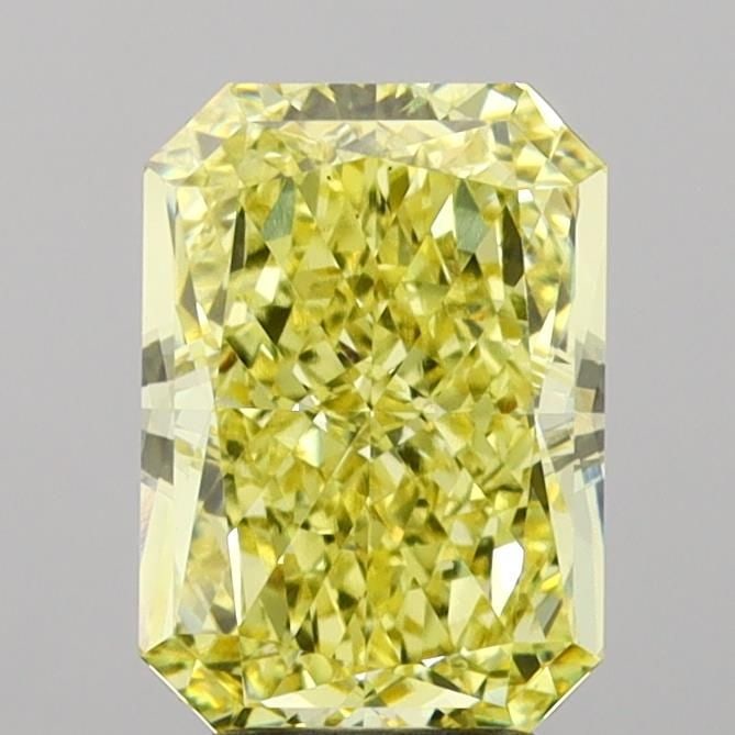 Loose Diamond - RADIANT 4.08ct Fancy Intense Yellow VS1: Loose Diamond - RADIANT 4.08ct Fancy Intense Yellow VS1 Source: This is a real non-mined Diamond that has been grown in a lab Shape: RADIANT Carats: 4.08 Color: Fancy Intense Yellow Certification: IGI