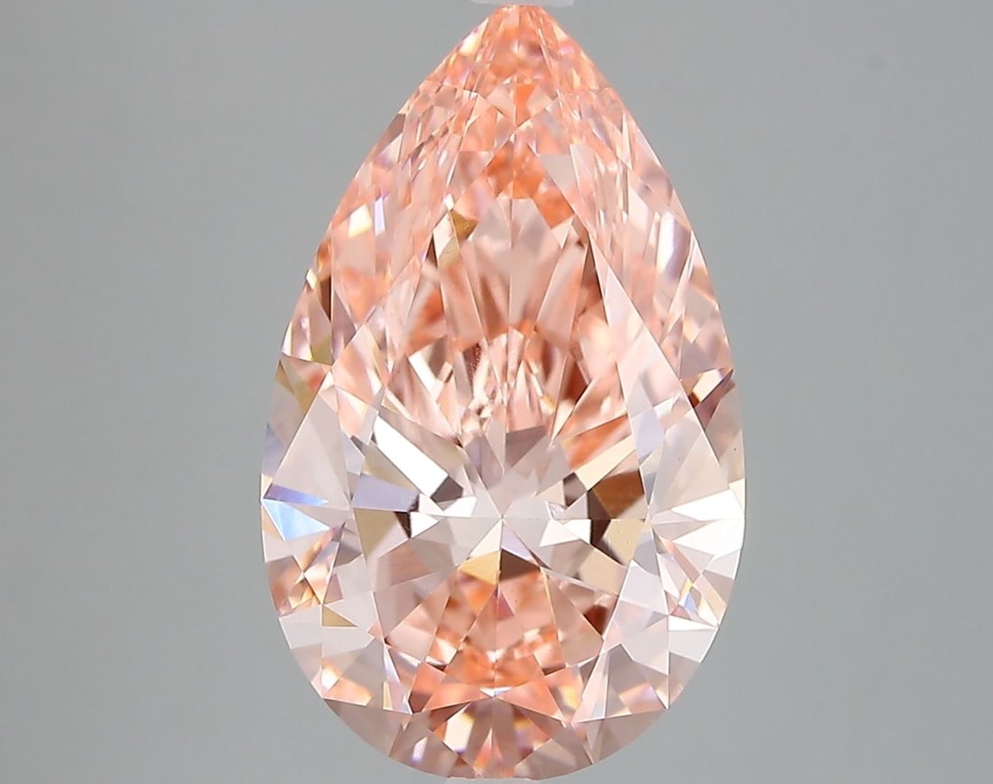 Loose Diamond - PEAR 4.76ct Fancy Vivid Pink VVS2: Loose Diamond - PEAR 4.76ct Fancy Vivid Pink VVS2 Source: This is a real non-mined Diamond that has been grown in a lab Shape: PEAR Carats: 4.76 Color: Fancy Vivid Pink Certification: IGI Video: