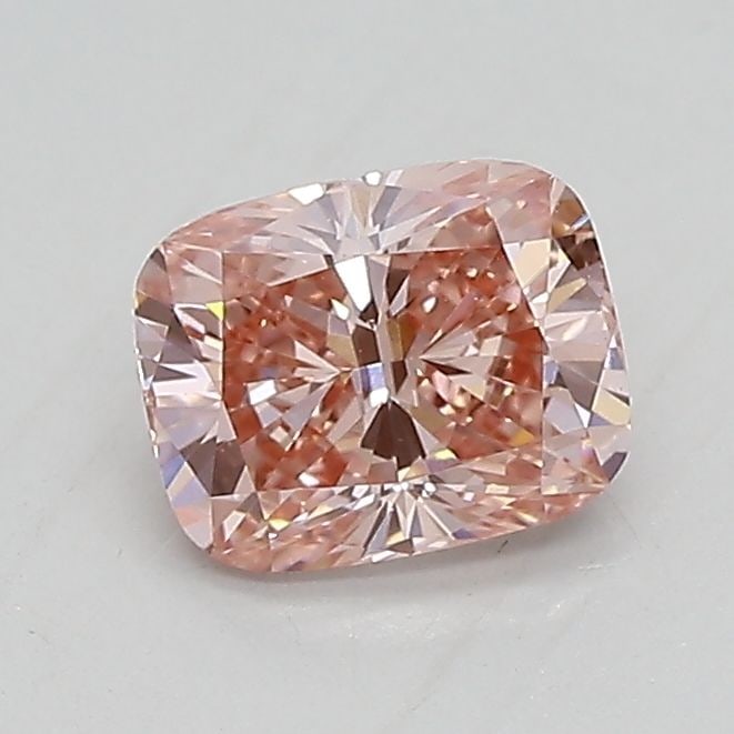 Loose Diamond - CUSHION MODIFIED 0.77ct Fancy Vivid Pink VS1: Loose Diamond - CUSHION MODIFIED 0.77ct Fancy Vivid Pink VS1 Source: This is a real non-mined Diamond that has been grown in a lab Shape: CUSHION MODIFIED Carats: 0.77 Color: Fancy Vivid Pink Certific