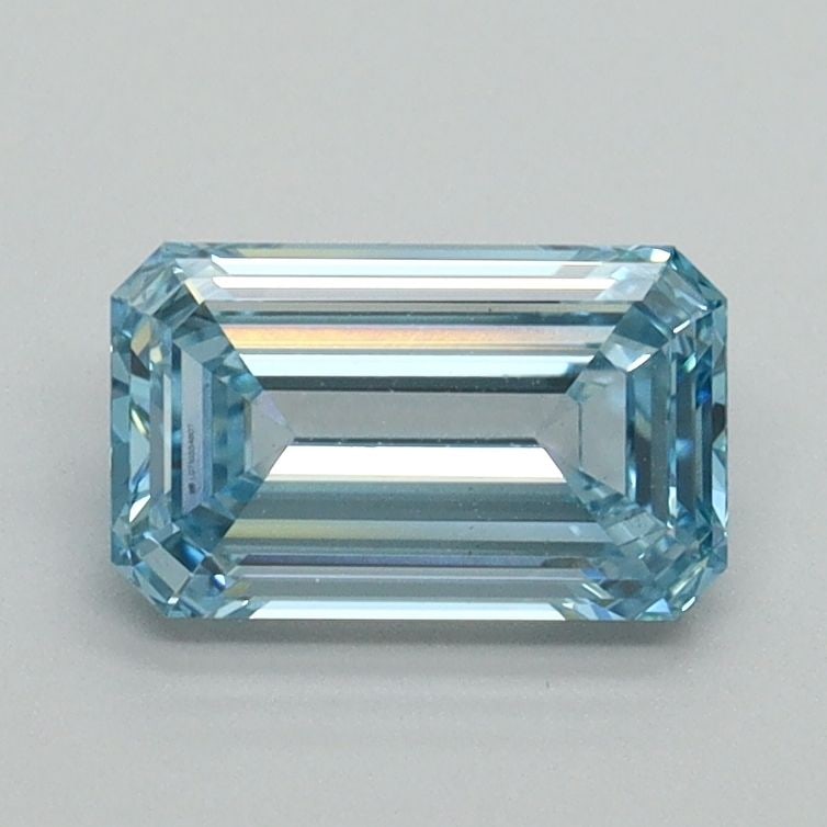 Loose Diamond - EMERALD 1.01ct Fancy Vivid Blue VS1: Loose Diamond - EMERALD 1.01ct Fancy Vivid Blue VS1 Source: This is a real non-mined Diamond that has been grown in a lab Shape: EMERALD Carats: 1.01 Color: Fancy Vivid Blue Certification: IGI Video: