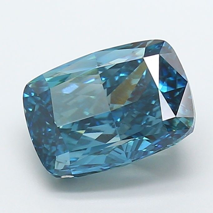 Loose Diamond - CUSHION MODIFIED 5.01ct Fancy Vivid Blue VS1 (1 of 1)