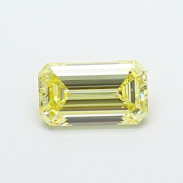 Loose Diamond - EMERALD 1.02ct Fancy Yellow VS2: Loose Diamond - EMERALD 1.02ct Fancy Yellow VS2 Source: This is a real non-mined Diamond that has been grown in a lab Shape: EMERALD Carats: 1.02 Color: Fancy Yellow Certification: IGI Video: