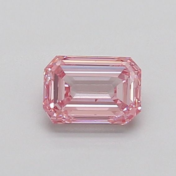 Loose Diamond - EMERALD 0.47ct Fancy Intense Pink VS2: Loose Diamond - EMERALD 0.47ct Fancy Intense Pink VS2 Source: This is a real non-mined Diamond that has been grown in a lab Shape: EMERALD Carats: 0.47 Color: Fancy Intense Pink Certification: IGI Vid