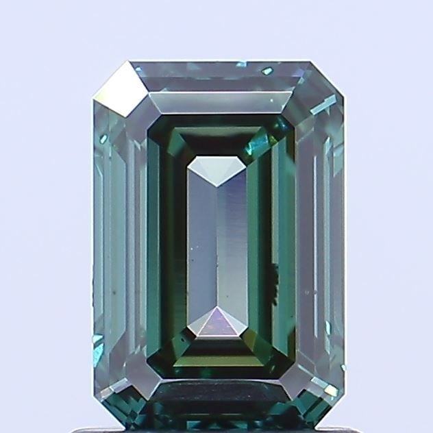 Loose Diamond - EMERALD 1.16ct Fancy Vivid Green VS2: Loose Diamond - EMERALD 1.16ct Fancy Vivid Green VS2 Source: This is a real non-mined Diamond that has been grown in a lab Shape: EMERALD Carats: 1.16 Color: Fancy Vivid Green Certification: NONE Vide