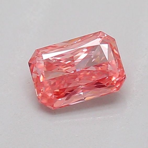 Loose Diamond - RADIANT 0.26ct Fancy Vivid Pink VS1: Loose Diamond - RADIANT 0.26ct Fancy Vivid Pink VS1 Source: This is a real non-mined Diamond that has been grown in a lab Shape: RADIANT Carats: 0.26 Color: Fancy Vivid Pink Certification: IGI PLEASE 