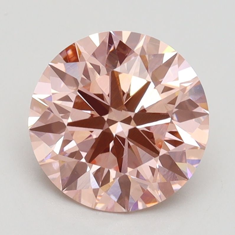Ideal Loose Diamond - ROUND 2.06ct Fancy Intense Pink VS1: Ideal Loose Diamond - ROUND 2.06ct Fancy Intense Pink VS1 Source: This is a real non-mined Diamond that has been grown in a lab Shape: ROUND Carats: 2.06 Color: Fancy Intense Pink Certification: IGI V