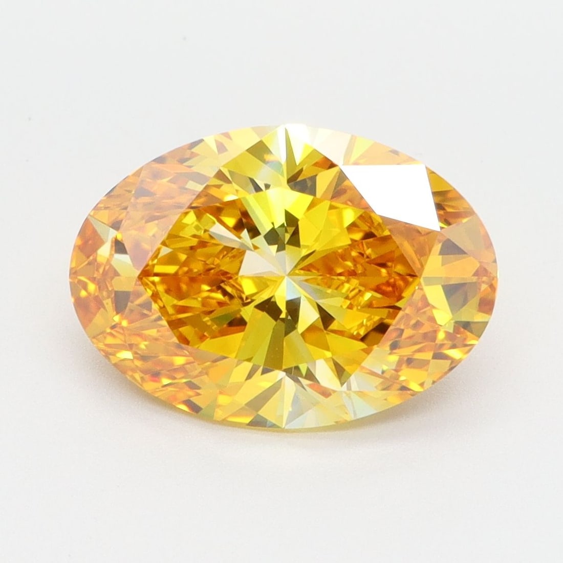Loose Diamond - OVAL 3.28ct Fancy Vivid Yellow VVS2: Loose Diamond - OVAL 3.28ct Fancy Vivid Yellow VVS2 Source: This is a real non-mined Diamond that has been grown in a lab Shape: OVAL Carats: 3.28 Color: Fancy Vivid Yellow Certification: IGI Video: