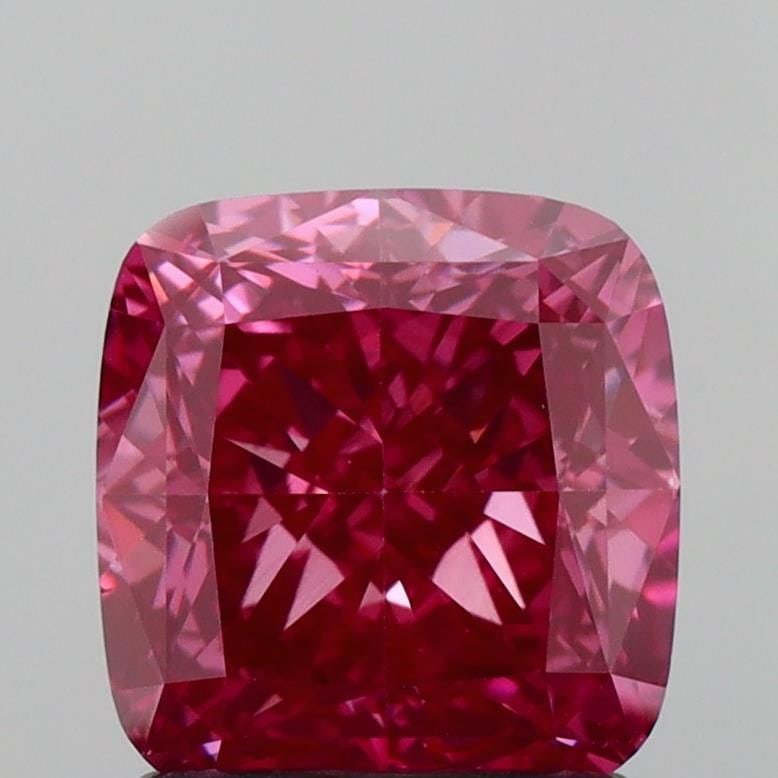 Loose Diamond - CUSHION MODIFIED 1.59ct Fancy Vivid Pink VS1: Loose Diamond - CUSHION MODIFIED 1.59ct Fancy Vivid Pink VS1 Source: This is a real non-mined Diamond that has been grown in a lab Shape: CUSHION MODIFIED Carats: 1.59 Color: Fancy Vivid Pink Certific