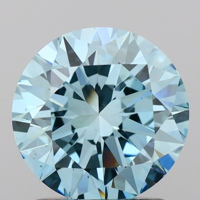 Loose Diamond - ROUND 1.5ct Fancy Intense Blue VS2: Loose Diamond - ROUND 1.5ct Fancy Intense Blue VS2 Source: This is a real non-mined Diamond that has been grown in a lab Shape: ROUND Carats: 1.5 Color: Fancy Intense Blue Certification: IGI Video: