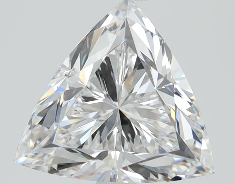 Loose Diamond - Triangle 2.06ct D VVS2: Loose Diamond - Triangle 2.06ct D VVS2 Source: This is a real non-mined Diamond that has been grown in a lab Shape: Triangle Carats: 2.06 Color: D Clarity: VVS2 Certification: IGI Condition: Pre-Owned
