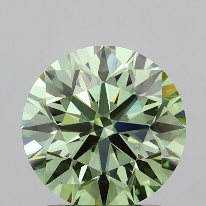 Loose Diamond - ROUND 1.65ct Fancy Vivid Green VS2: Loose Diamond - ROUND 1.65ct Fancy Vivid Green VS2 Source: This is a real non-mined Diamond that has been grown in a lab Shape: ROUND Carats: 1.65 Color: Fancy Vivid Green Certification: IGI Video: