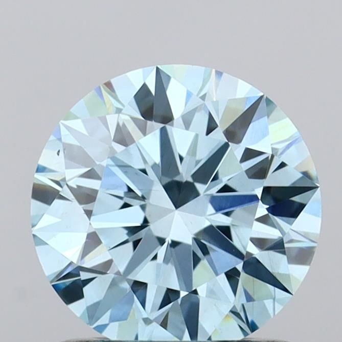 Ideal Loose Diamond - ROUND 1.02ct Fancy Vivid Blue VS2: Ideal Loose Diamond - ROUND 1.02ct Fancy Vivid Blue VS2 Source: This is a real non-mined Diamond that has been grown in a lab Shape: ROUND Carats: 1.02 Color: Fancy Vivid Blue Certification: IGI Video
