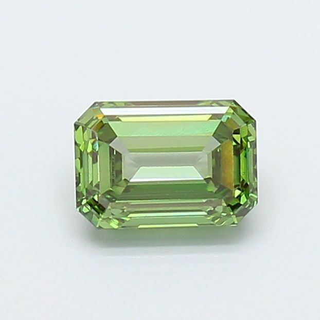 Loose Diamond - EMERALD 1.02ct Fancy Vivid Green VS1: Loose Diamond - EMERALD 1.02ct Fancy Vivid Green VS1 Source: This is a real non-mined Diamond that has been grown in a lab Shape: EMERALD Carats: 1.02 Color: Fancy Vivid Green Certification: IGI Video