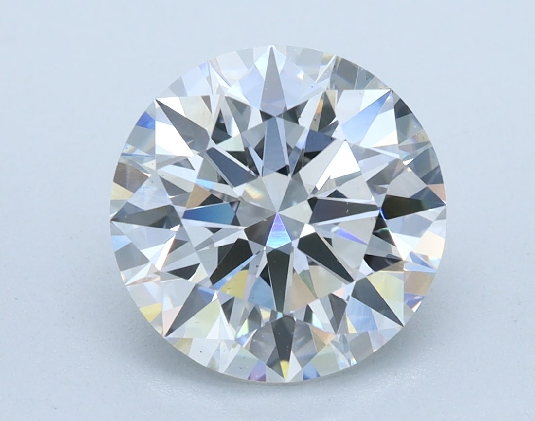 Loose Diamond - Round 2.57ct E VS2: Loose Diamond - Round 2.57ct E VS2 Source: This is a real non-mined Diamond that has been grown in a lab Shape: Round Carats: 2.57 Color: E Clarity: VS2 Certification: IGI Condition: Pre-Owned PLEASE 