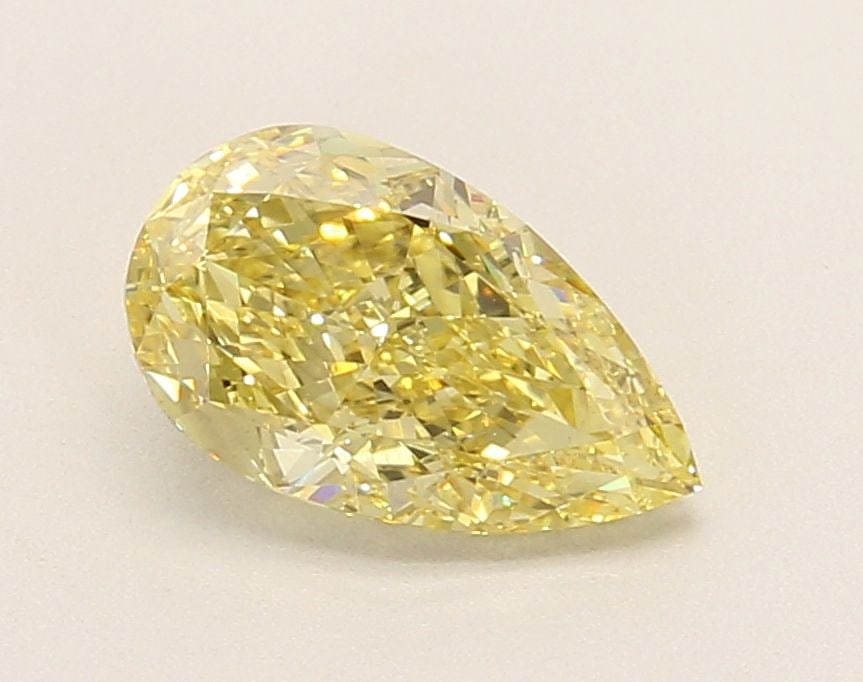 Loose Diamond - PEAR 1.53ct Fancy Intense Yellow VS1: Loose Diamond - PEAR 1.53ct Fancy Intense Yellow VS1 Source: This is a real non-mined Diamond that has been grown in a lab Shape: PEAR Carats: 1.53 Color: Fancy Intense Yellow Certification: IGI Video