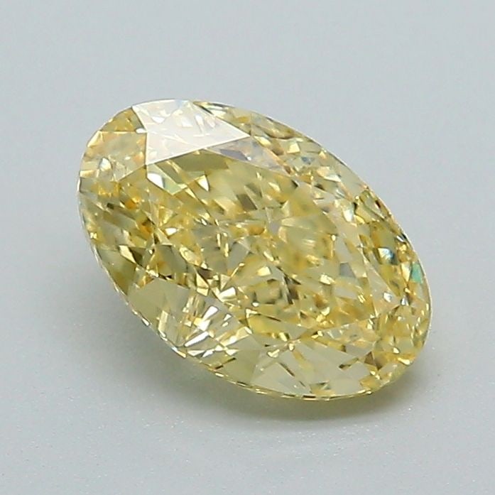 Loose Diamond - OVAL 1.04ct Fancy Intense Yellow VS1: Loose Diamond - OVAL 1.04ct Fancy Intense Yellow VS1 Source: This is a real non-mined Diamond that has been grown in a lab Shape: OVAL Carats: 1.04 Color: Fancy Intense Yellow Certification: IGI Video