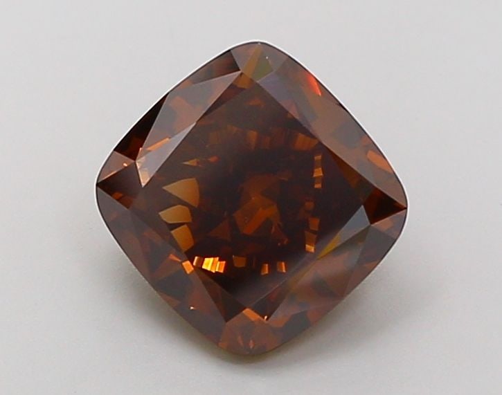 Loose Diamond - CUSHION MODIFIED 3.01ct Fancy Deep Brown VS1 (1 of 1)