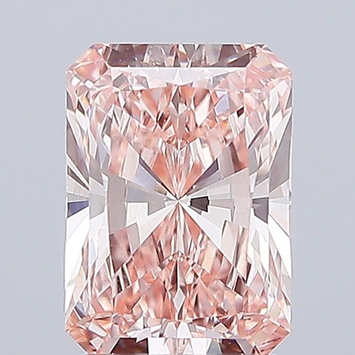 Loose Diamond - RADIANT 2.57ct Fancy Intense Pink VS1: Loose Diamond - RADIANT 2.57ct Fancy Intense Pink VS1 Source: This is a real non-mined Diamond that has been grown in a lab Shape: RADIANT Carats: 2.57 Color: Fancy Intense Pink Certification: IGI Vid