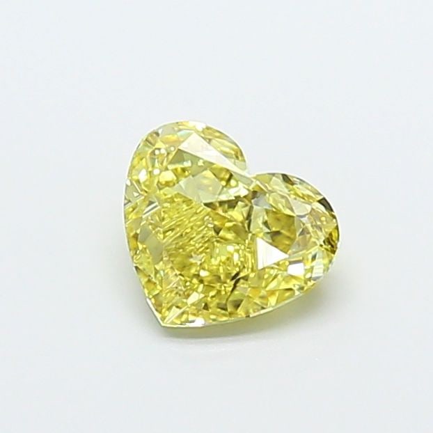 Loose Diamond - HEART 1.07ct Fancy Intense Yellow SI1: Loose Diamond - HEART 1.07ct Fancy Intense Yellow SI1 Source: This is a real non-mined Diamond that has been grown in a lab Shape: HEART Carats: 1.07 Color: Fancy Intense Yellow Certification: IGI Vid