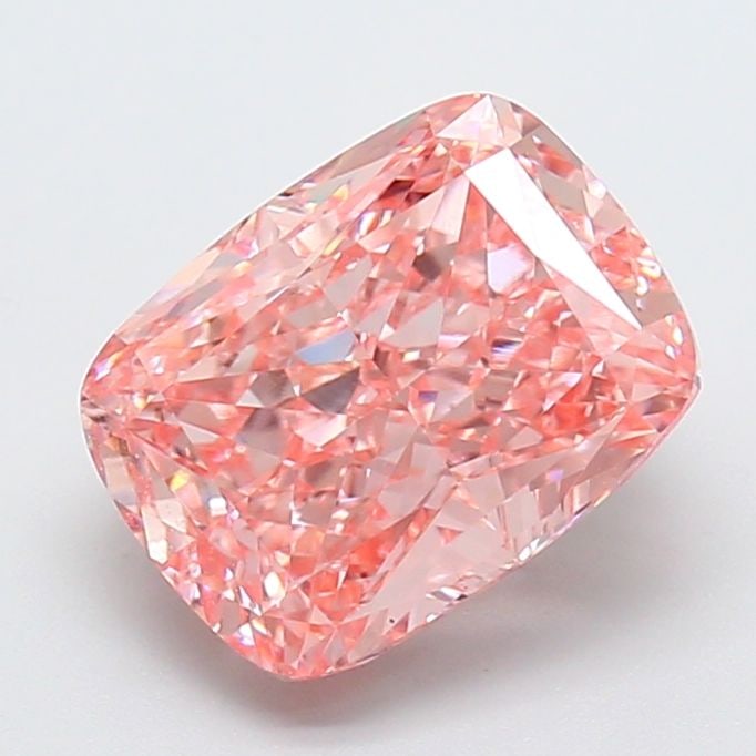 Loose Diamond - CUSHION MODIFIED 3.55ct Fancy Vivid Pink VS1: Loose Diamond - CUSHION MODIFIED 3.55ct Fancy Vivid Pink VS1 Source: This is a real non-mined Diamond that has been grown in a lab Shape: CUSHION MODIFIED Carats: 3.55 Color: Fancy Vivid Pink Certific