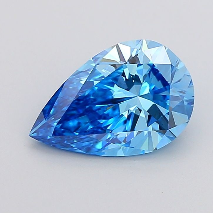 Loose Diamond - PEAR 2.5ct Fancy Vivid Blue VS1: Loose Diamond - PEAR 2.5ct Fancy Vivid Blue VS1 Source: This is a real non-mined Diamond that has been grown in a lab Shape: PEAR Carats: 2.5 Color: Fancy Vivid Blue Certification: IGI Video: