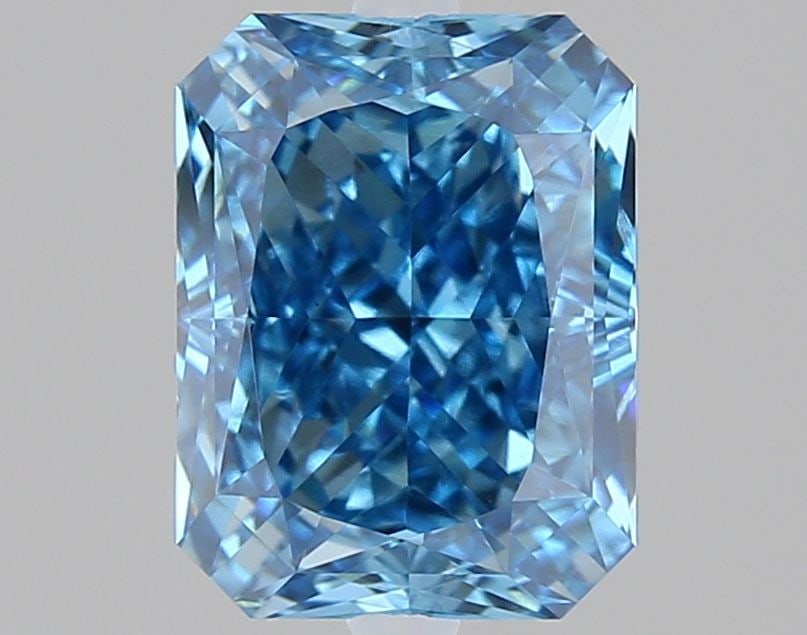 Loose Diamond - RADIANT 2.03ct Fancy Vivid Blue VS1: Loose Diamond - RADIANT 2.03ct Fancy Vivid Blue VS1 Source: This is a real non-mined Diamond that has been grown in a lab Shape: RADIANT Carats: 2.03 Color: Fancy Vivid Blue Certification: IGI Video: