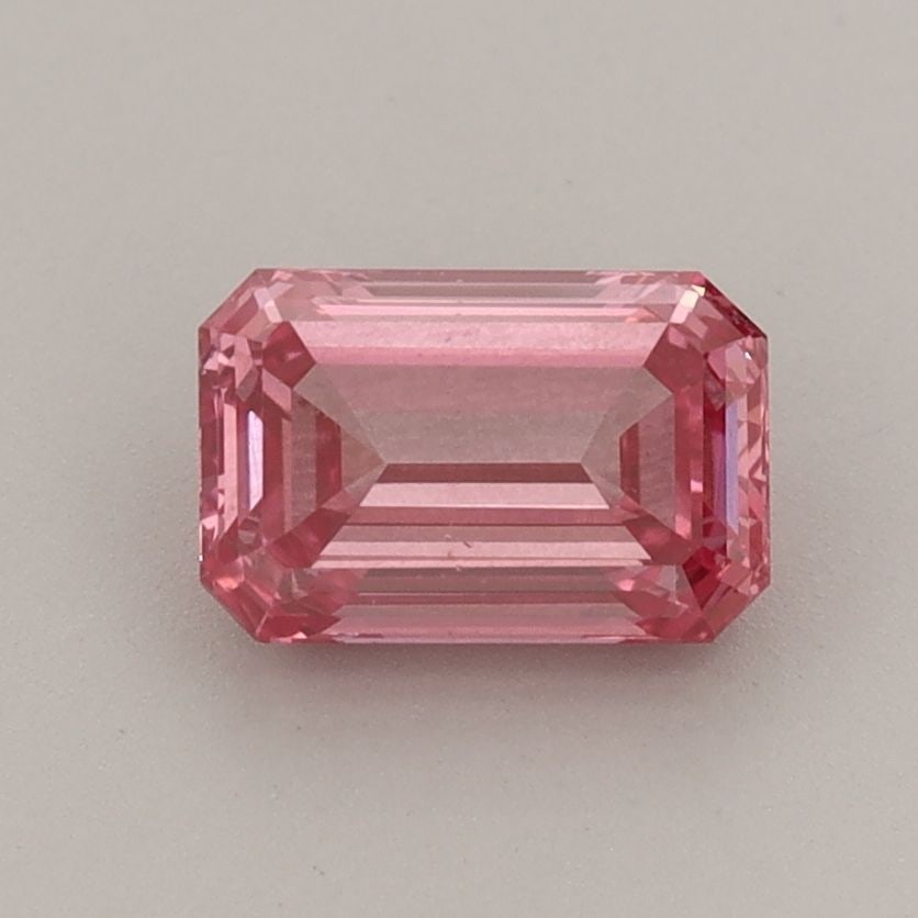 Loose Diamond - EMERALD 1.02ct Fancy Vivid Pink SI2: Loose Diamond - EMERALD 1.02ct Fancy Vivid Pink SI2 Source: This is a real non-mined Diamond that has been grown in a lab Shape: EMERALD Carats: 1.02 Color: Fancy Vivid Pink Certification: IGI PLEASE 