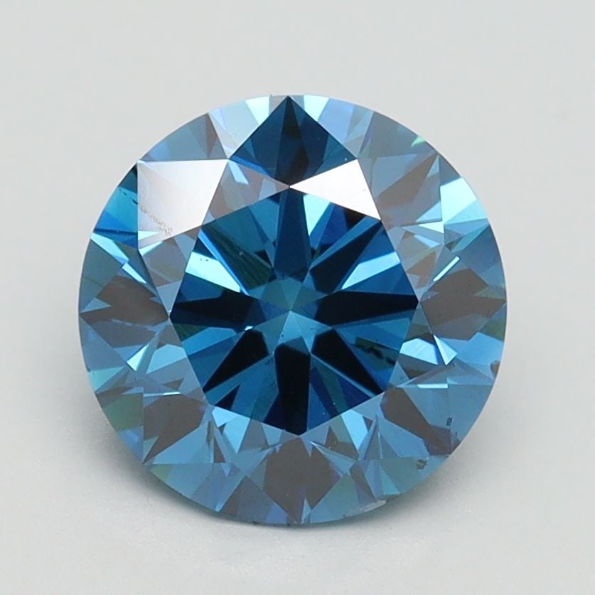 Ideal Loose Diamond - ROUND 2.0ct Fancy Vivid Blue SI1: Ideal Loose Diamond - ROUND 2.0ct Fancy Vivid Blue SI1 Source: This is a real non-mined Diamond that has been grown in a lab Shape: ROUND Carats: 2.0 Color: Fancy Vivid Blue Certification: IGI Video: