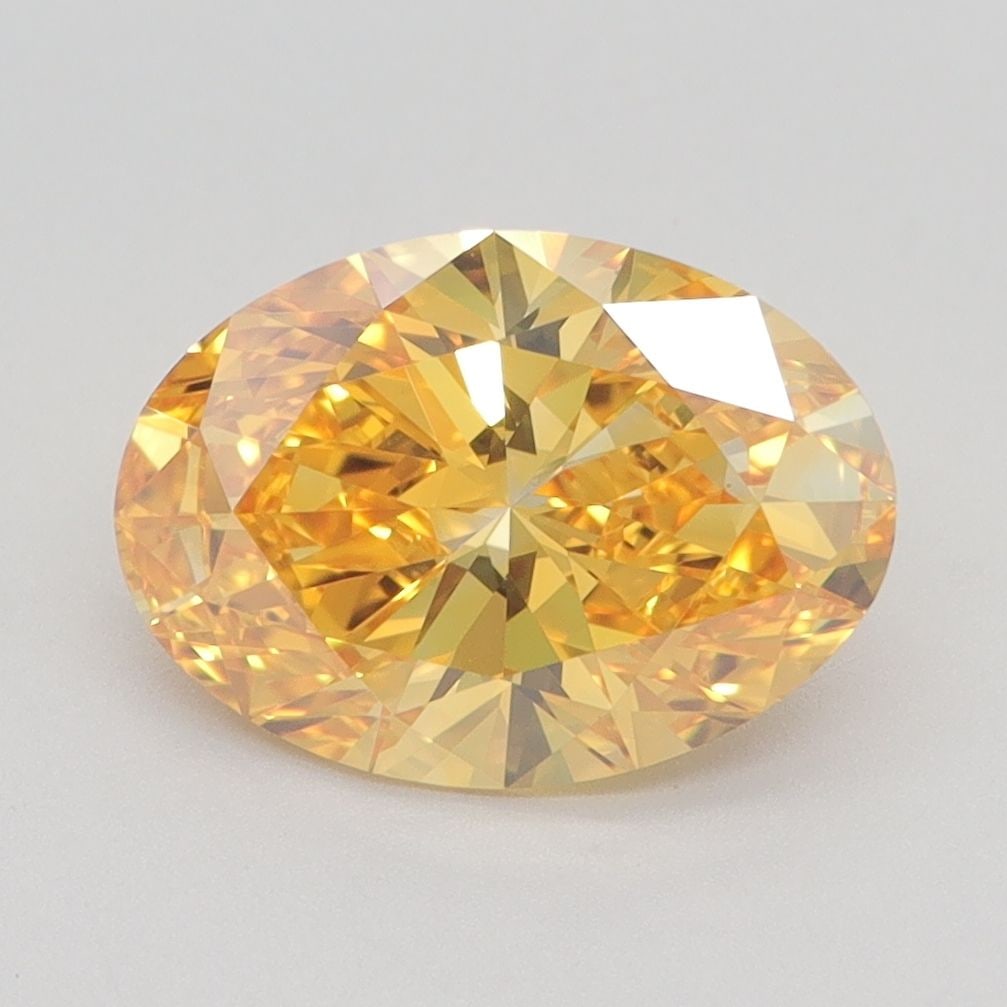 Loose Diamond - OVAL 2.22ct Fancy Vivid Yellow VVS2: Loose Diamond - OVAL 2.22ct Fancy Vivid Yellow VVS2 Source: This is a real non-mined Diamond that has been grown in a lab Shape: OVAL Carats: 2.22 Color: Fancy Vivid Yellow Certification: IGI Video: