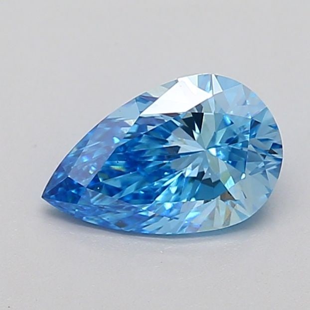 Loose Diamond - PEAR 0.81ct Fancy Vivid Blue VS1: Loose Diamond - PEAR 0.81ct Fancy Vivid Blue VS1 Source: This is a real non-mined Diamond that has been grown in a lab Shape: PEAR Carats: 0.81 Color: Fancy Vivid Blue Certification: IGI Video: