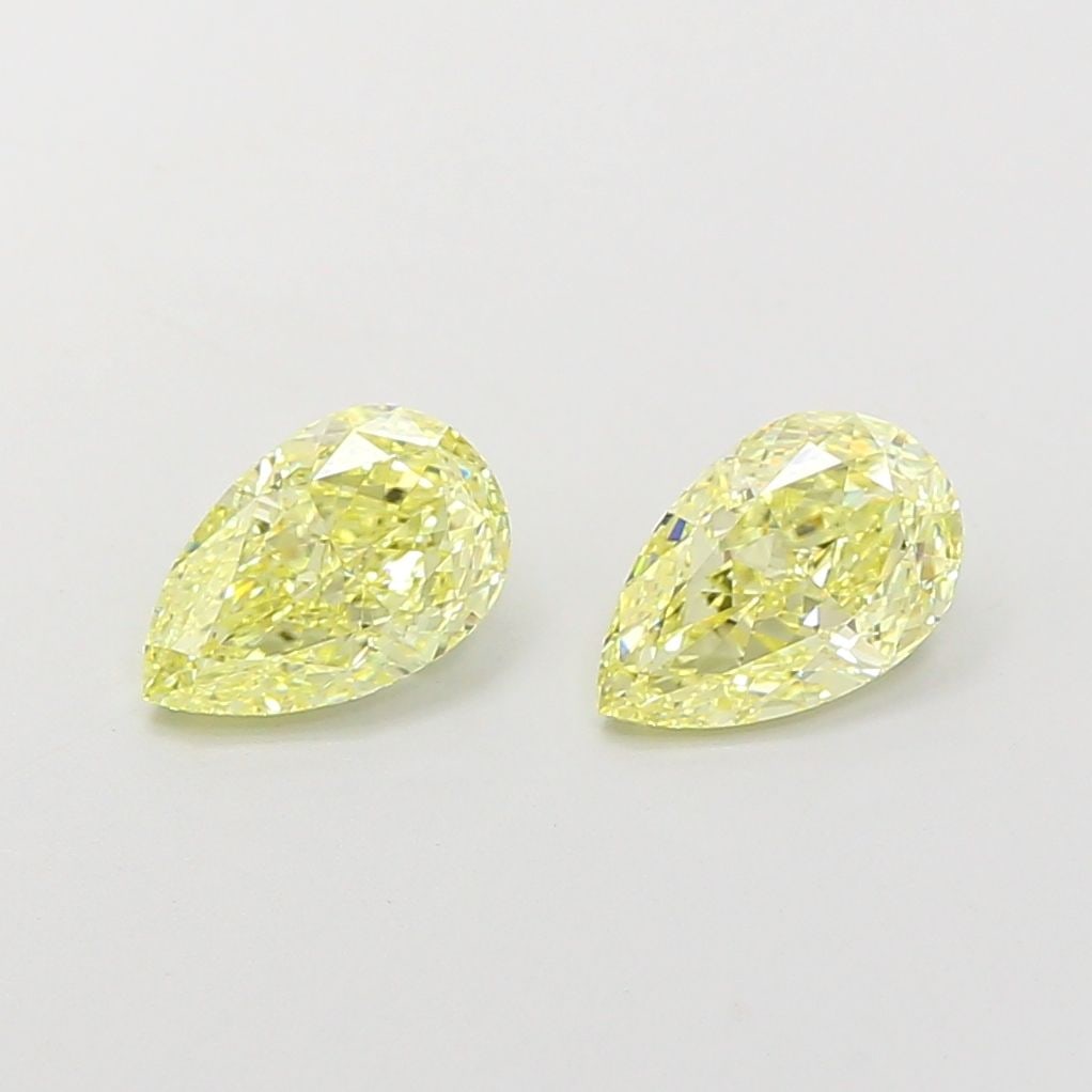 Loose Diamond - PEAR 1.09ct Fancy Yellow VVS2: Loose Diamond - PEAR 1.09ct Fancy Yellow VVS2 Source: This is a real non-mined Diamond that has been grown in a lab Shape: PEAR Carats: 1.09 Color: Fancy Yellow Certification: IGI Video: