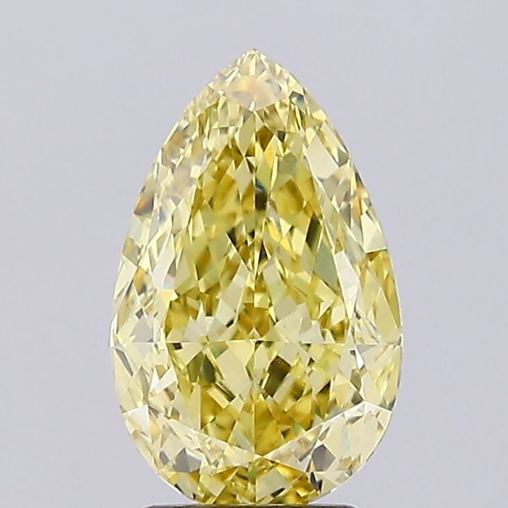 Loose Diamond - PEAR 3.2ct Fancy Intense Yellow VS1: Loose Diamond - PEAR 3.2ct Fancy Intense Yellow VS1 Source: This is a real non-mined Diamond that has been grown in a lab Shape: PEAR Carats: 3.2 Color: Fancy Intense Yellow Certification: NONE Video: