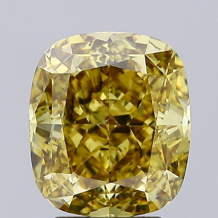 Loose Diamond - CUSHION MODIFIED 3.94ct Fancy Vivid Yellow VS1: Loose Diamond - CUSHION MODIFIED 3.94ct Fancy Vivid Yellow VS1 Source: This is a real non-mined Diamond that has been grown in a lab Shape: CUSHION MODIFIED Carats: 3.94 Color: Fancy Vivid Yellow Cert