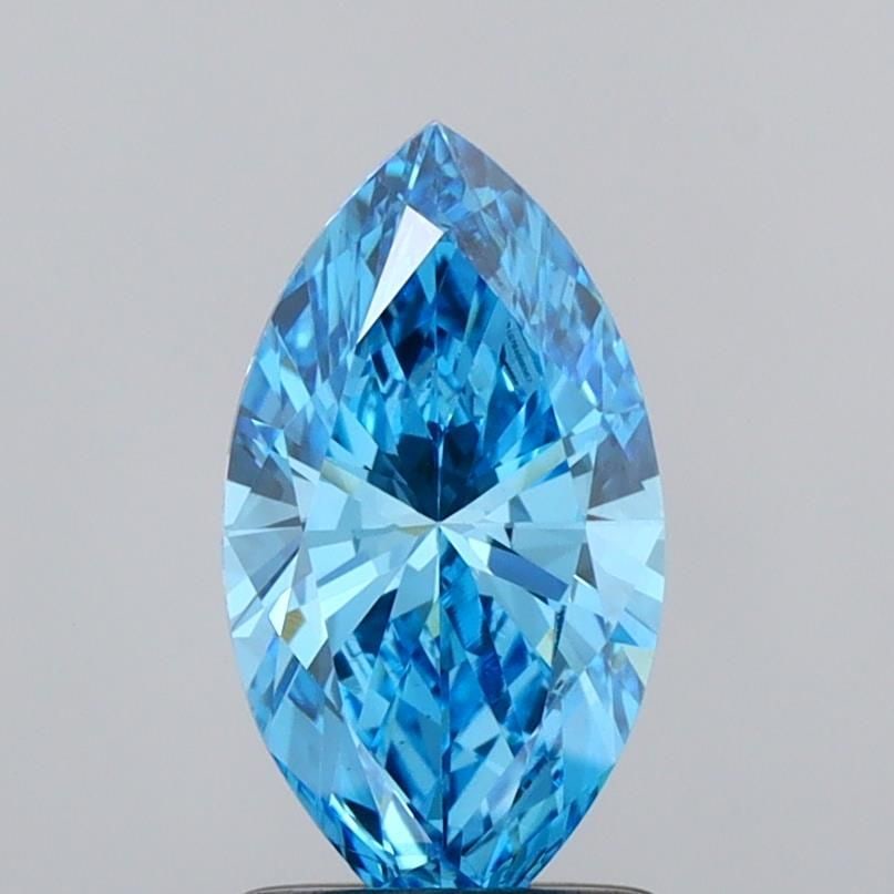 Loose Diamond - MARQUISE 1.12ct Fancy Vivid Blue VS1: Loose Diamond - MARQUISE 1.12ct Fancy Vivid Blue VS1 Source: This is a real non-mined Diamond that has been grown in a lab Shape: MARQUISE Carats: 1.12 Color: Fancy Vivid Blue Certification: IGI Video