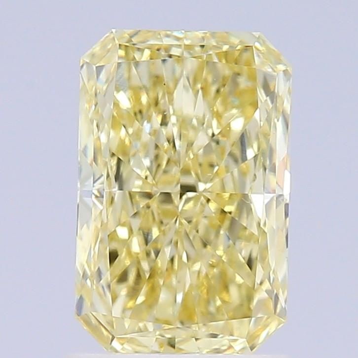 Loose Diamond - RADIANT 1.5ct Fancy Intense Yellow VS1: Loose Diamond - RADIANT 1.5ct Fancy Intense Yellow VS1 Source: This is a real non-mined Diamond that has been grown in a lab Shape: RADIANT Carats: 1.5 Color: Fancy Intense Yellow Certification: IGI V
