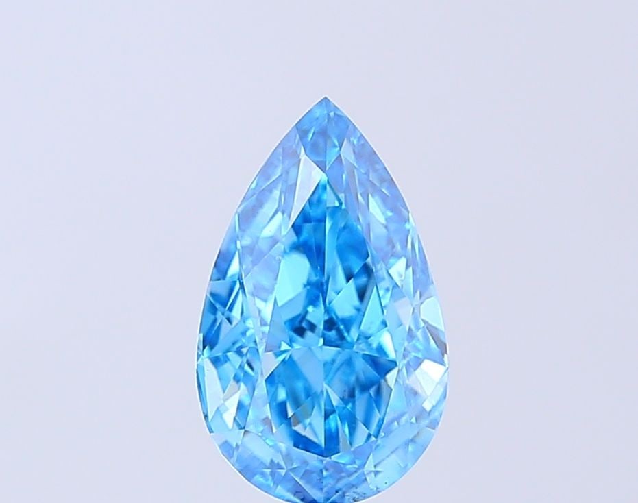Loose Diamond - PEAR 2.0ct Fancy Vivid Blue VS2: Loose Diamond - PEAR 2.0ct Fancy Vivid Blue VS2 Source: This is a real non-mined Diamond that has been grown in a lab Shape: PEAR Carats: 2.0 Color: Fancy Vivid Blue Certification: IGI Video:
