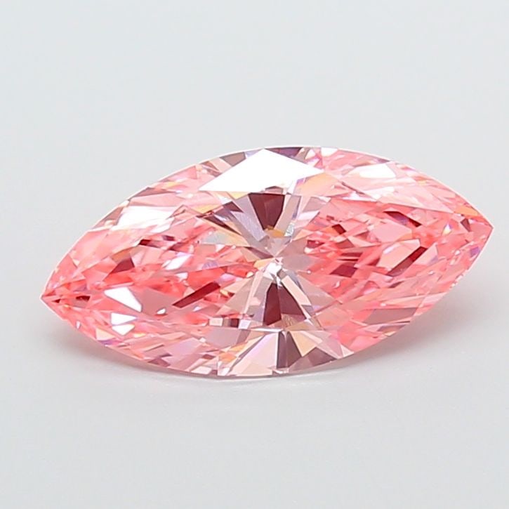 Loose Diamond - MARQUISE 3.09ct Fancy Vivid Pink VVS2: Loose Diamond - MARQUISE 3.09ct Fancy Vivid Pink VVS2 Source: This is a real non-mined Diamond that has been grown in a lab Shape: MARQUISE Carats: 3.09 Color: Fancy Vivid Pink Certification: IGI