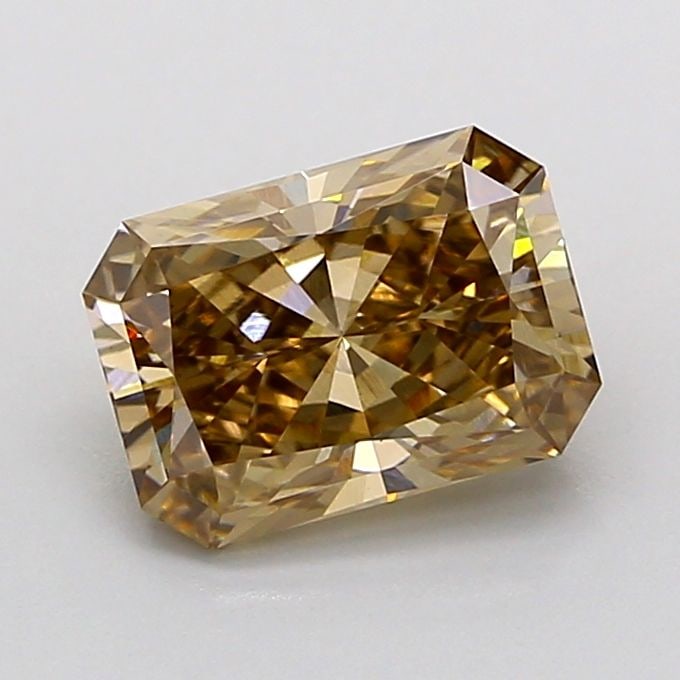 Loose Diamond - RADIANT 1.58ct Fancy Light Yellowish Brown VS1 (1 of 1)