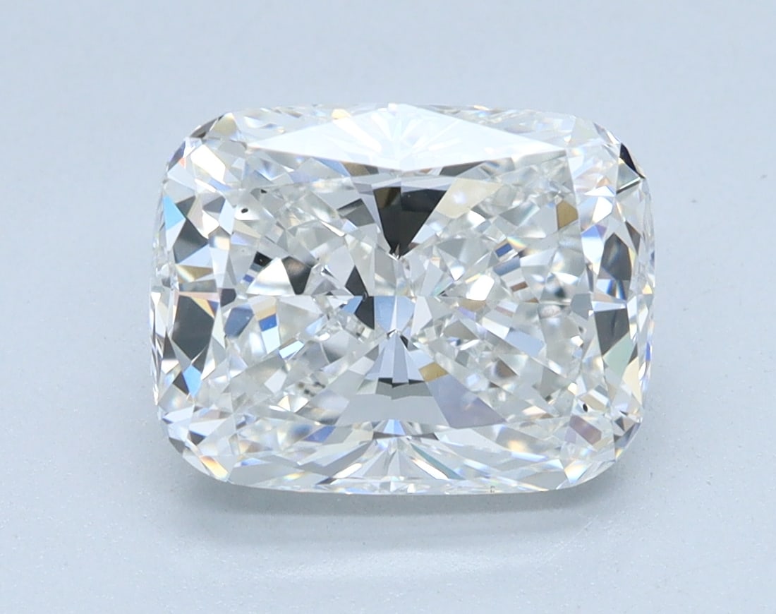 Loose Diamond - CUSHION 2.58ct E VS2: Loose Diamond - CUSHION 2.58ct E VS2 Source: This is a real non-mined Diamond that has been grown in a lab Shape: CUSHION Carats: 2.58 Color: E Clarity: VS2 Certification: IGI Condition: Pre-Owned PLE