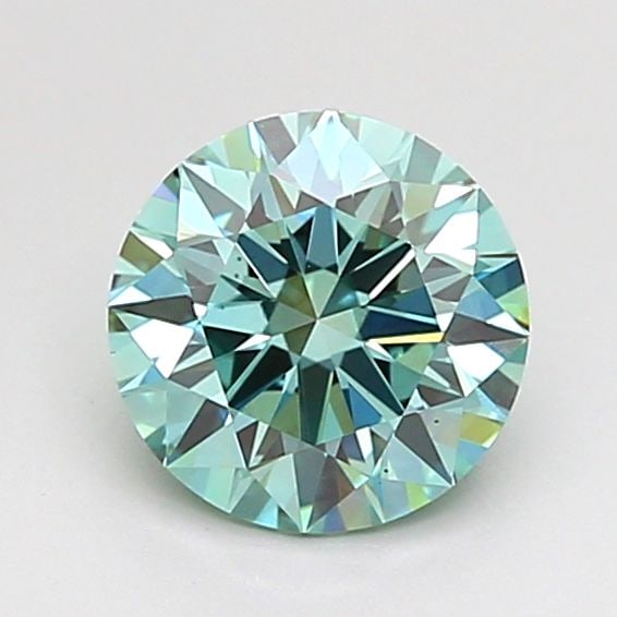Ideal Loose Diamond - ROUND 1.01ct Fancy Vivid Green VS1: Ideal Loose Diamond - ROUND 1.01ct Fancy Vivid Green VS1 Source: This is a real non-mined Diamond that has been grown in a lab Shape: ROUND Carats: 1.01 Color: Fancy Vivid Green Certification: IGI Vid