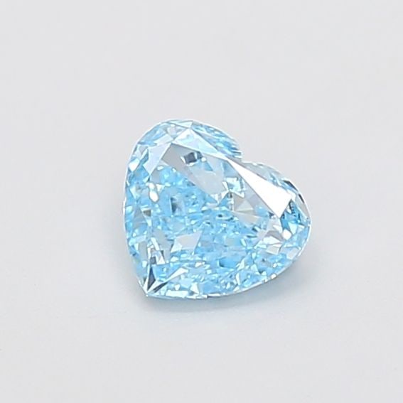 Loose Diamond - HEART 0.67ct Fancy Vivid Blue VVS2: Loose Diamond - HEART 0.67ct Fancy Vivid Blue VVS2 Source: This is a real non-mined Diamond that has been grown in a lab Shape: HEART Carats: 0.67 Color: Fancy Vivid Blue Certification: IGI Video: